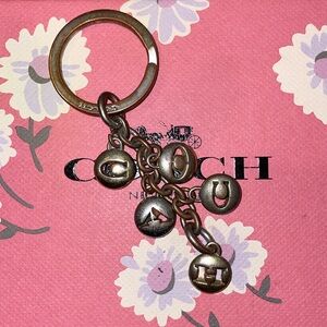 Old vintage coach key chain